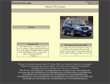 Tablet Screenshot of forestersti.com